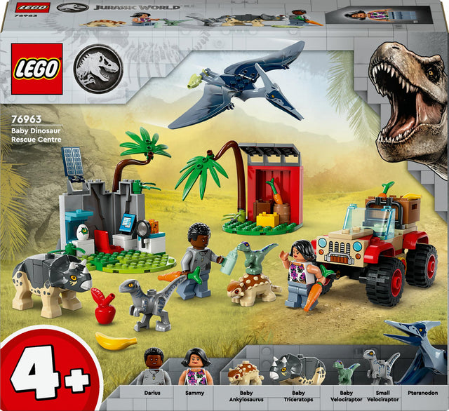 LEGO 76963 Jurassic World Baby Dinosaur Rescue Center LEGO