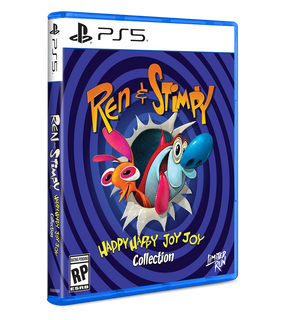 Ren & Stimpy Happy Happy Joy Joy Collection (Limited Run) (Import) – PlayStation 5 – spilomslag