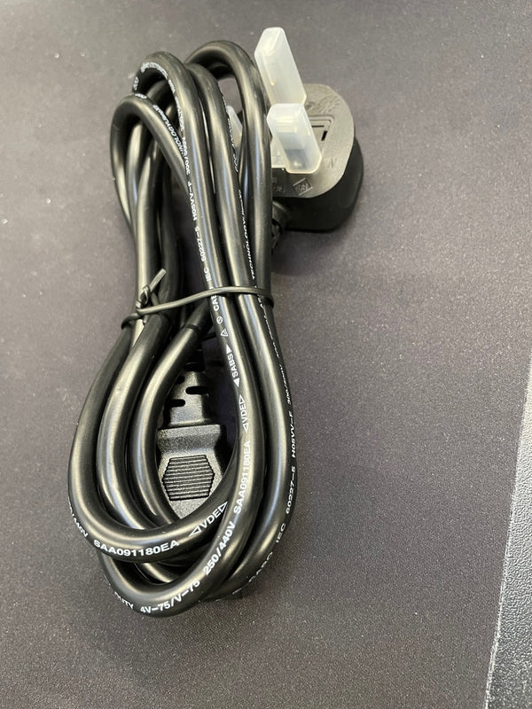 UK-strømkabel til Xbox 360-strømforsyning – Kettle Lead – sort