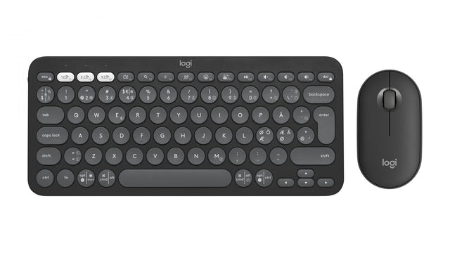 Logitech - Pebble 2 COMBO - Tonal Graphite Nordic Logitech