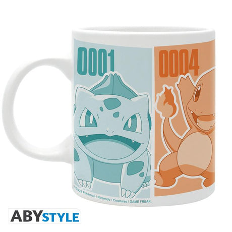 POKEMON Mug - Pikachu & Kanto Starters - 320 ml Abysse