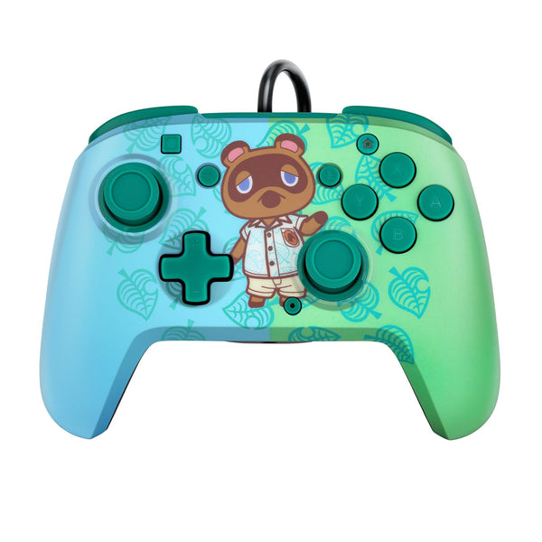 PDP Faceoff Deluxe+ Audio controller Animal Crossing til Switch
