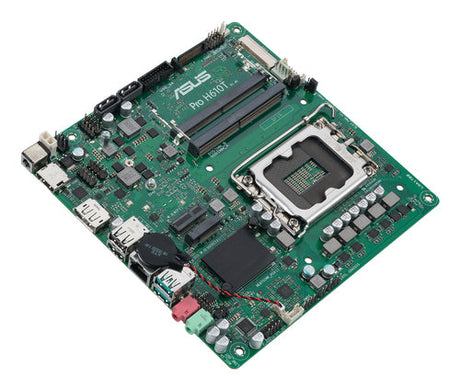ASUS PRO H610T-CSM bundkort i perspektiv