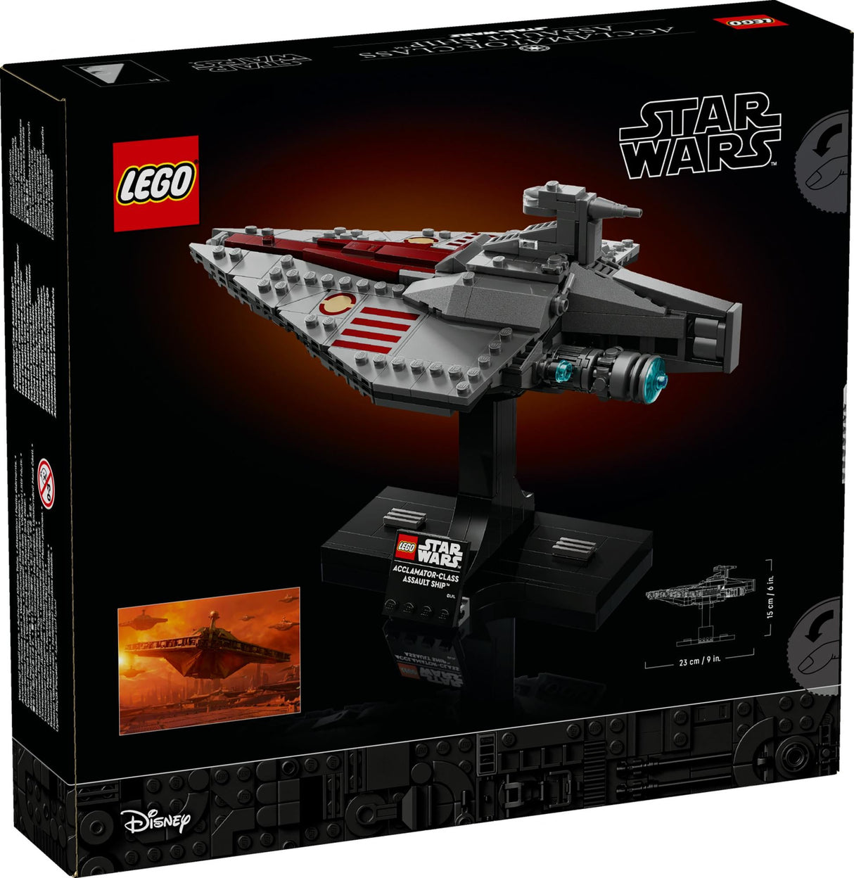 LEGO 75404 LEGO Star Wars Acclamator-class Assault Ship LEGO