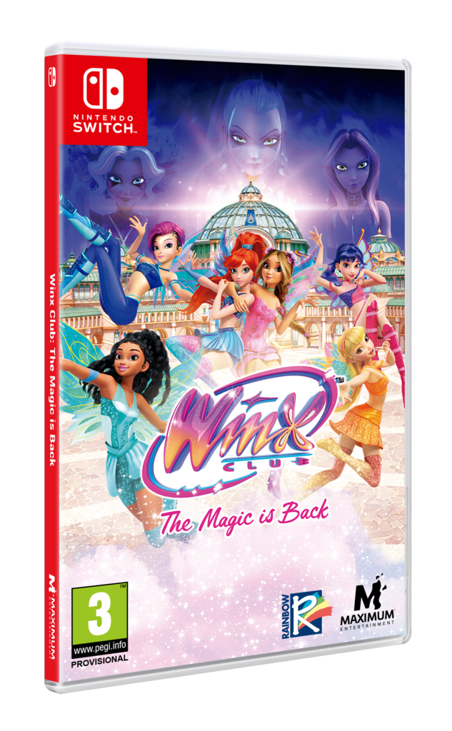 Winx Club: The Magic Is Back – forside til Nintendo Switch