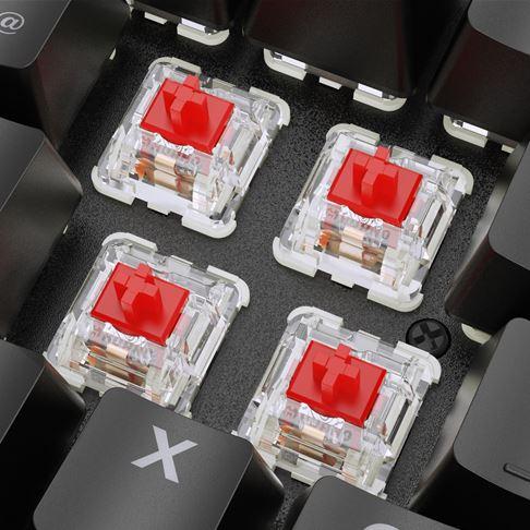 Sharkoon SKILLER SGK36W (black, DE layout, Huano Red) Sharkoon