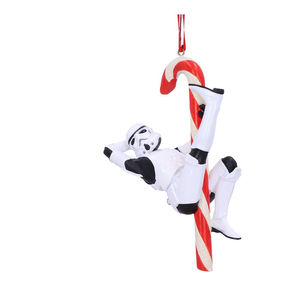 Stormtrooper Candy Cane Hanging Ornament 12cm NEMESIS NOW