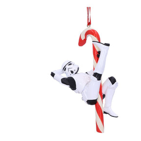 Stormtrooper Candy Cane Hanging Ornament 12cm NEMESIS NOW