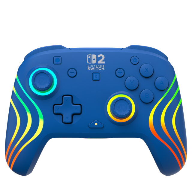 Turtle Beach Afterglow Wave Wireless – Switch, blå – Blå controller med RGB-lys