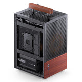 Jonsbo T6 Mini-Tower, Mini-ITX, Tempered Glass, Wood - Black Dongguan Sibositong Industrial Co., Ltd. (Jonsbo)