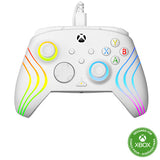 Turtle Beach Afterglow Wave Wired – Xbox/PC, hvid – Front og logo