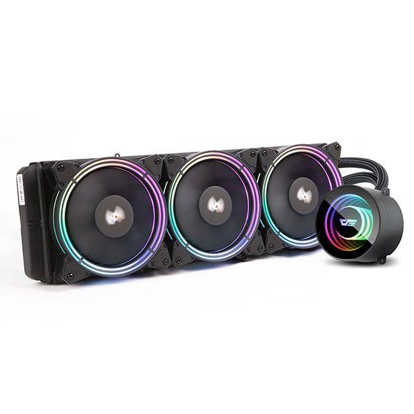 Darkflash TR360 PC vand køling AiO RGB 3x 120x120 (sort) Darkflash