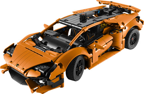 LEGO Technic 42196 – Lamborghini Huracán Tecnica – Orange – orange Lamborghini-model set skråt