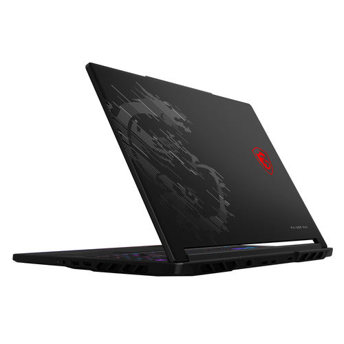 MSI Raider 16 Max HX B2WJ-414FRY – bagside og åbent låg