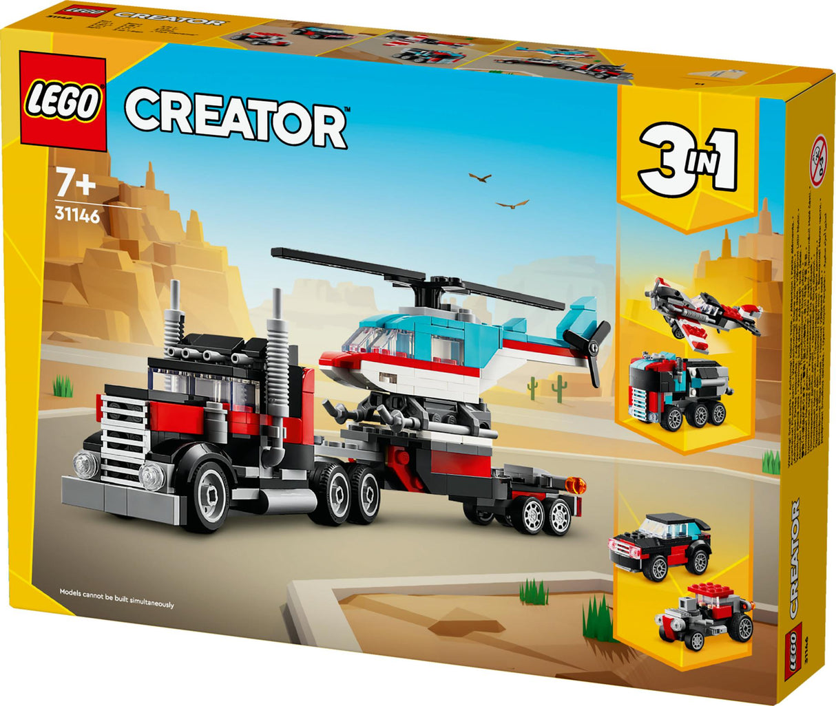 LEGO Creator - Flatbed Truck with Helicopter (31146) LEGO