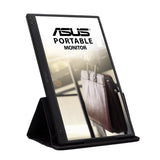 ASUS ZenScreen MB166C – i lodret position med foldet hylster