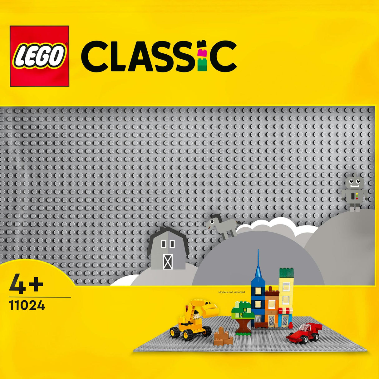 LEGO Classic - Gray Baseplate (11024) LEGO