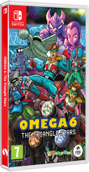 OMEGA 6 The Triangle Stars – Nintendo Switch – spilomslag