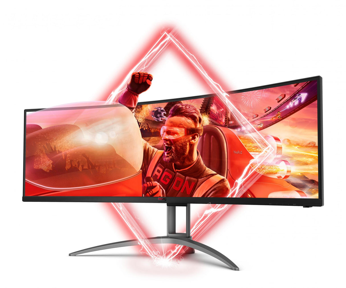 AOC Gaming AG493QCX 49 3840 x 1080 (UltraWide) HDMI DisplayPort 144Hz AOC