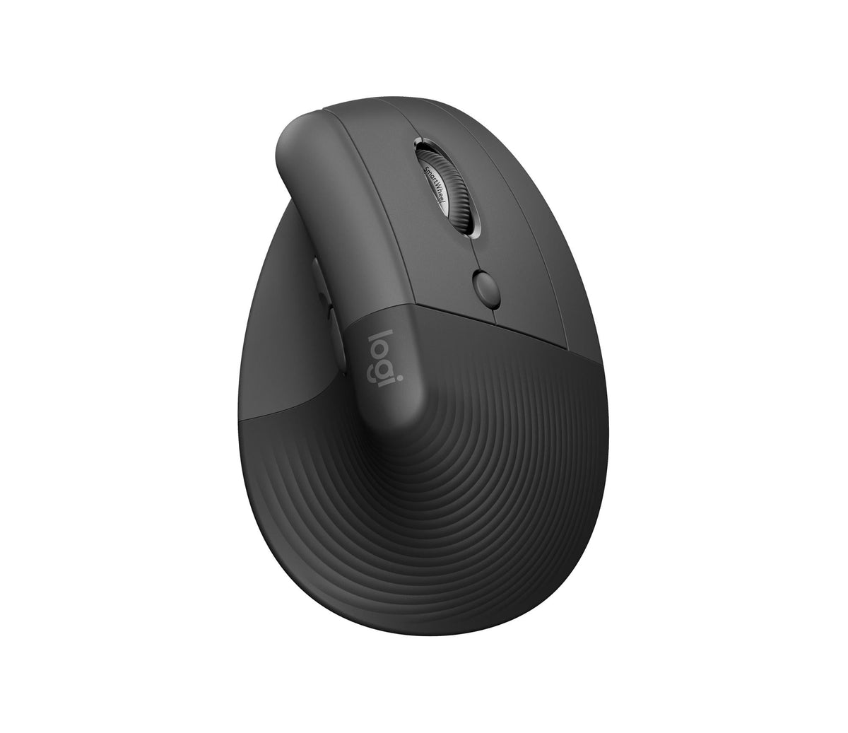 Logitech - Lift Right Vertical Ergonomic Mouse, Graphite/Black Logitech