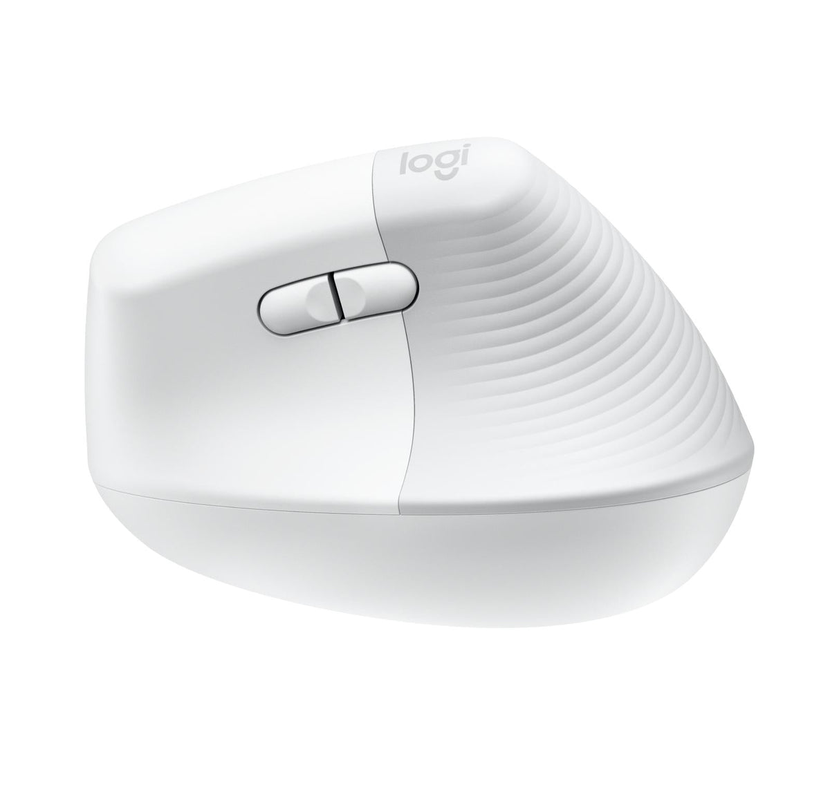 Logitech - Lift for Mac Vertical Ergonomic Mouse - OFF-WHITE Logitech