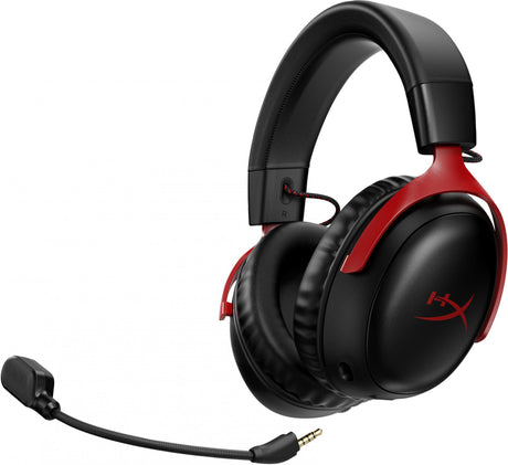 HyperX Cloud III Trådløs Headset Sort Rød Hewlett-Packard