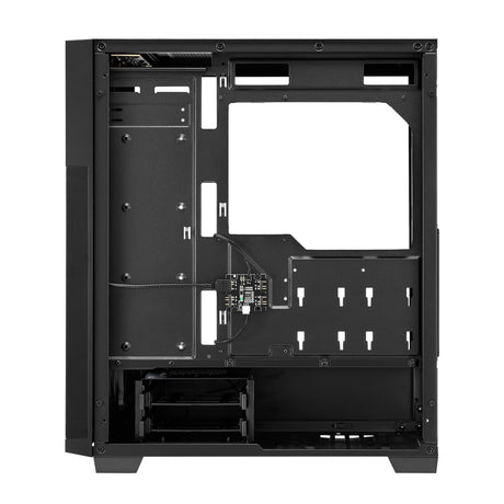 Sharkoon RGB FLOW, tower case (black, side panel of tempered glass) Sharkoon