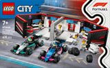 LEGO 60444 City F1 Garage with Mercedes-AMG & Alpine Racing Cars LEGO