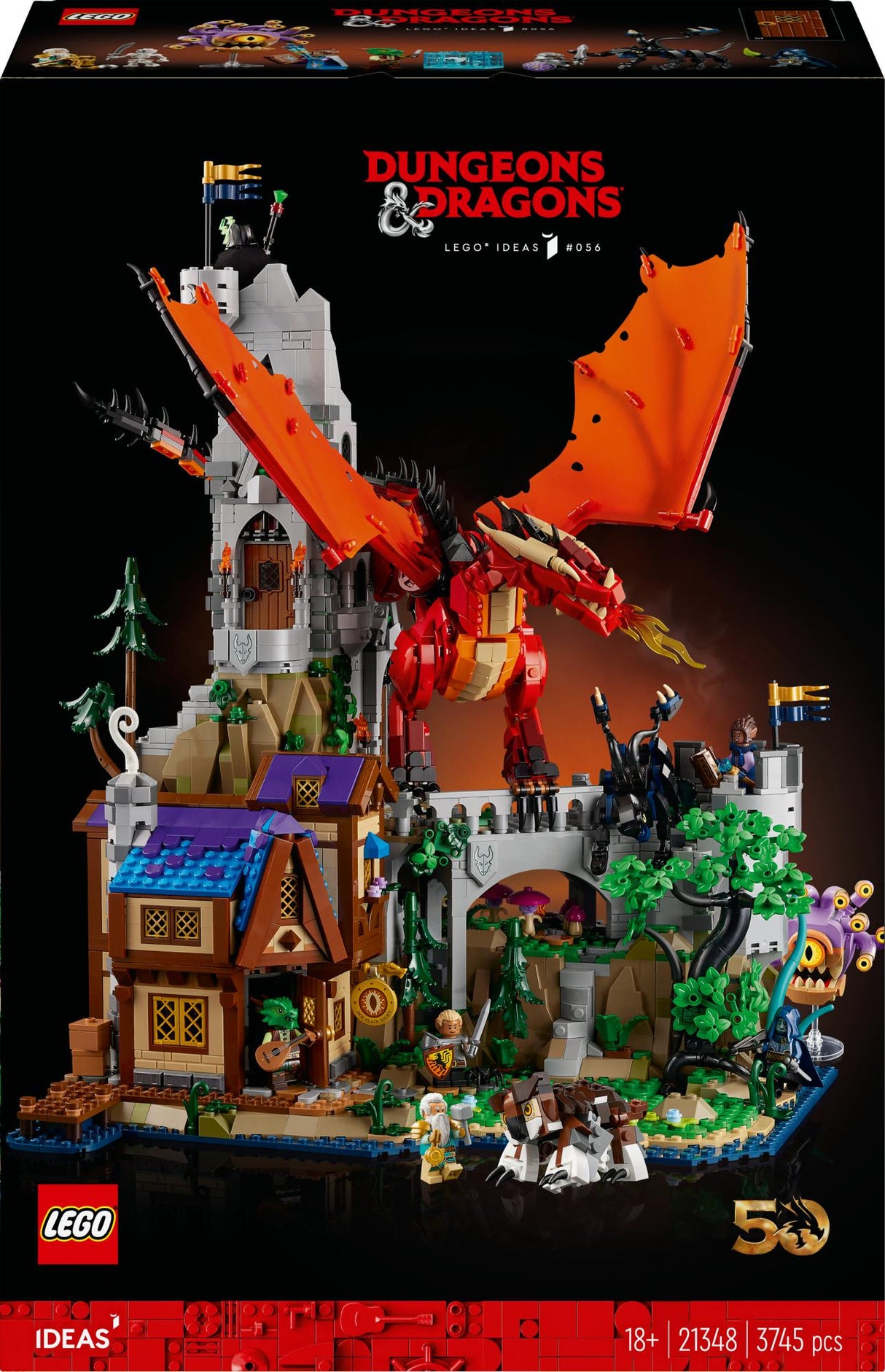 LEGO Ideas - Dungeons & Dragons: Red Dragon's Tale (21348.) LEGO