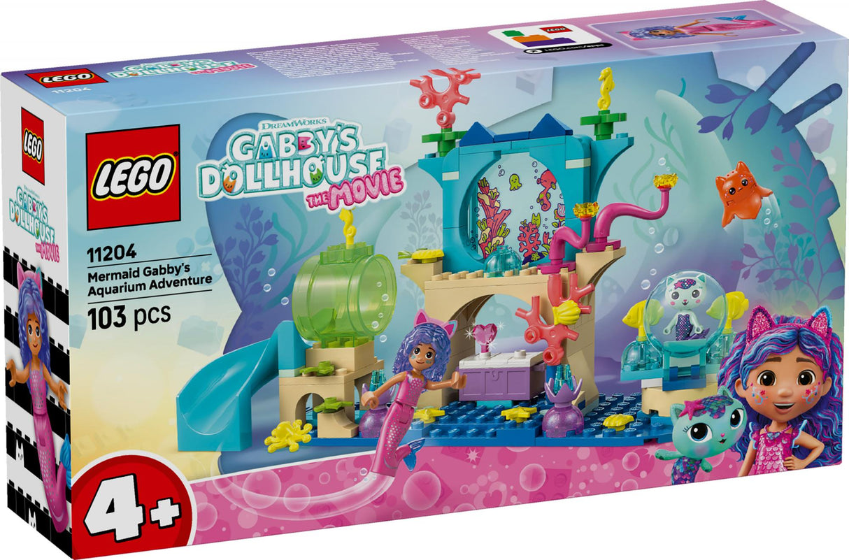 LEGO - Gabby's Dollhouse - Mermaid Gabby's Aquarium Adventure (11204) LEGO