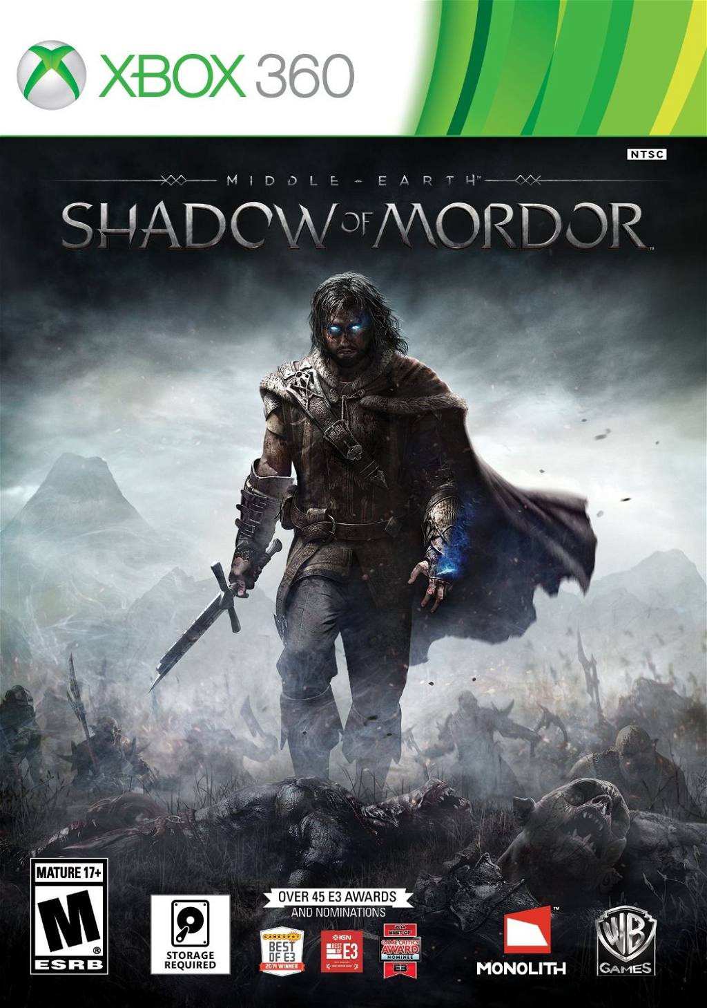 Middle-earth: Shadow of Mordor – import – Xbox 360 – spilomslag