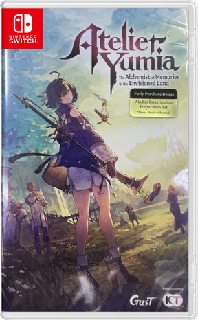 Atelier Yumia: The Alchemist of Memories & the Envisioned Land (Import) – omslag til Nintendo Switch