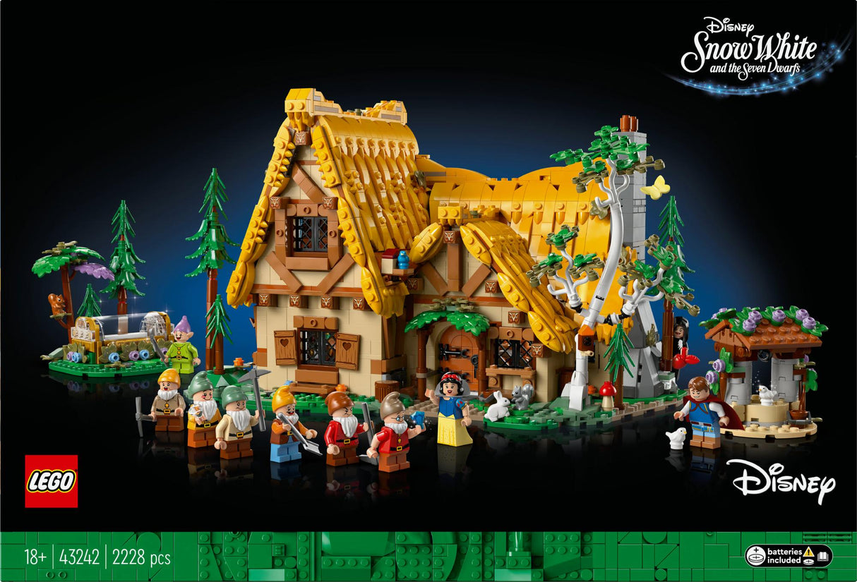 LEGO Disney - Snow White and the Seven Dwarfs Cottage (43242.) LEGO