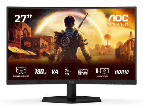 AOC Gaming C27G42E 27", 1920x1080/1ms/300cd/m², HDMI, DisplayPort, Headphone Out AOC