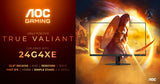 AOC 24G4XE 23,8“ 1920x1080/16:9/300 cd/m²/1 ms/HDMI, DisplayPort, Headphone out AOC