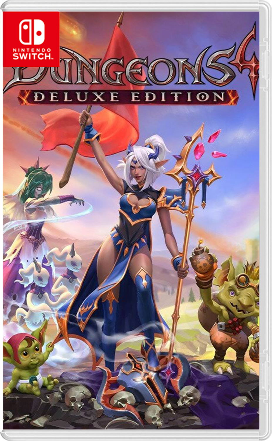 Dungeons 4 (Deluxe Edition) – Nintendo Switch – spilomslag