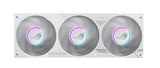 ASUS ROG STRIX SLC IV 360 ARGB LCD WHT – set forfra (vinkel 3)