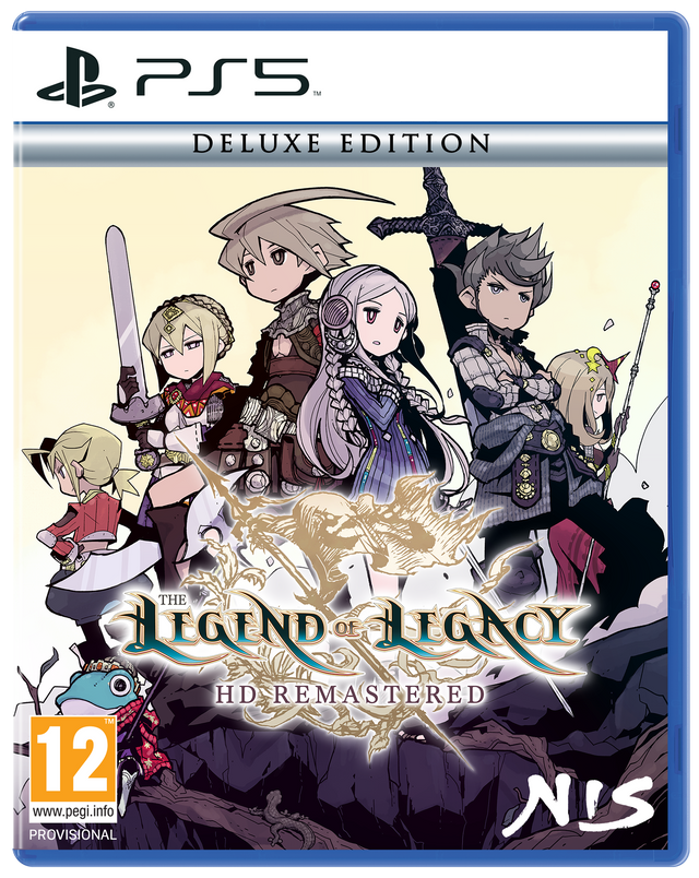 The Legend of Legacy HD Remastered (Deluxe Edition) – PlayStation 5 – spilomslag