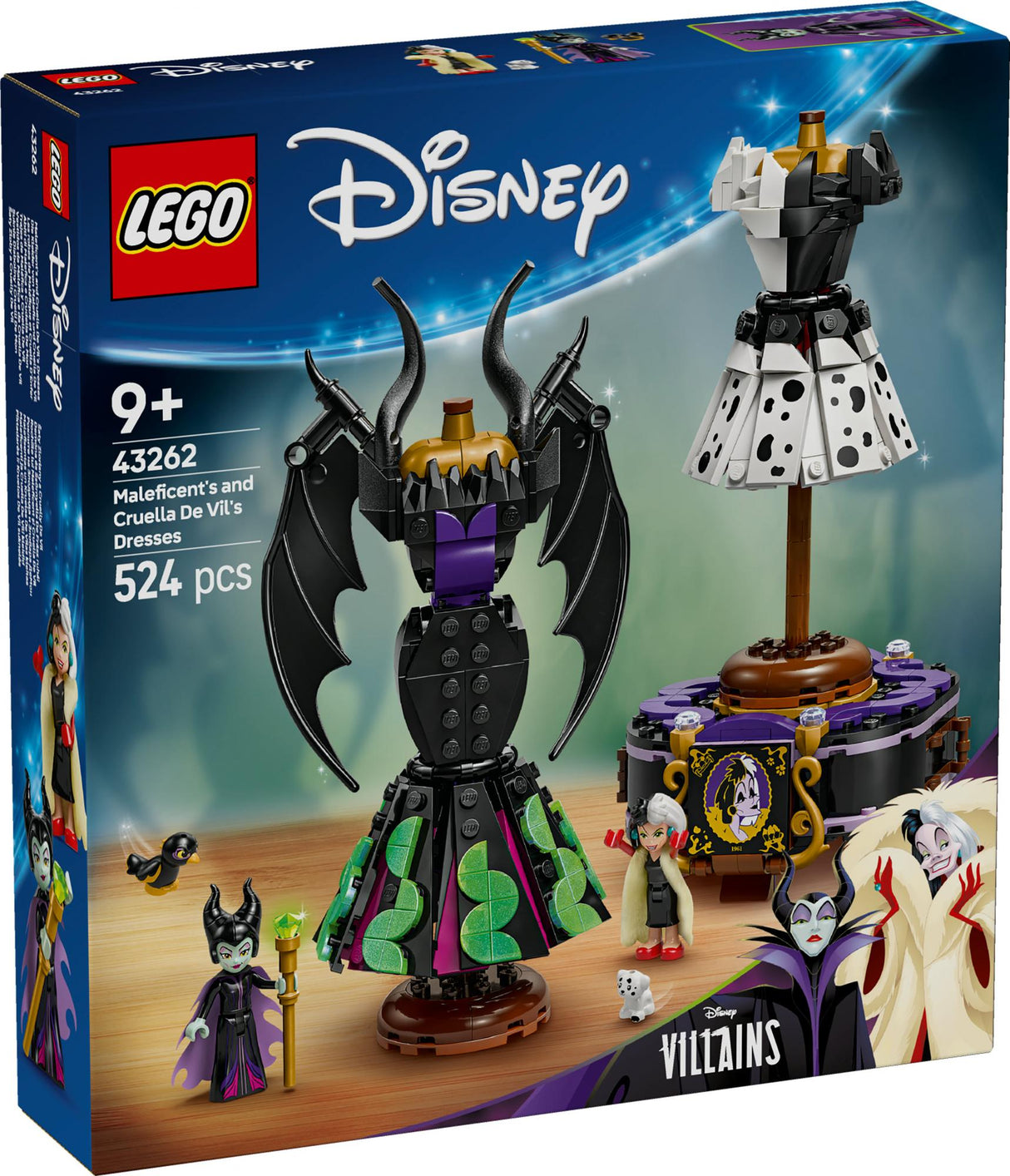 LEGO 43262 Disney Classic The Clothes of Maleficent & Cruella de Vil LEGO