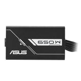 ASUS PRIME-650B-BLACK – side med ASUS-logo og 650W-mærkning