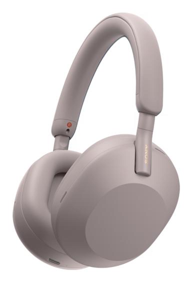 Sony WH-1000XM5 – trådløse hovedtelefoner med støjreduktion – lyserød – produktdetalje 2