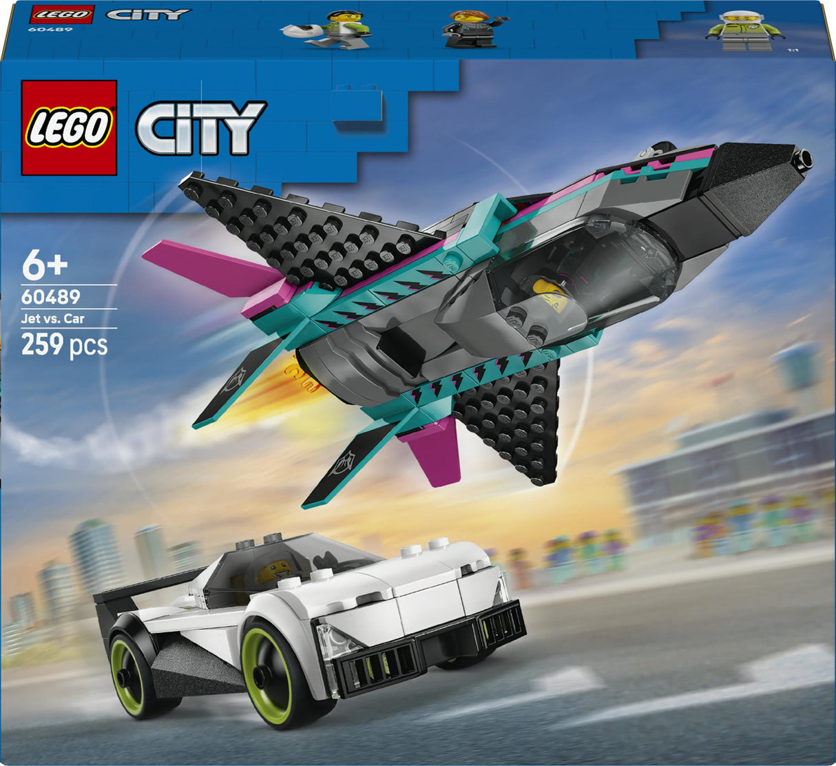 LEGO - LEGO City - Jet vs. Car (60489) LEGO
