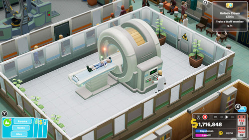 Two Point Hospital Switch Code in a Box – Gameplay, spilscene 8