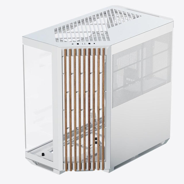 APNX V1, Midi-Tower, ATX, Tempered Glass - Wood, white Aerocool Advanced Technologies Co., LTD (APNX)