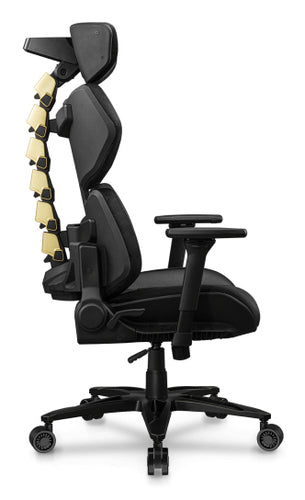 COUGAR Terminator Elite Gold, sort gamingstol – produktdetalje