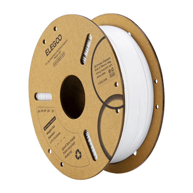 Elegoo PLA filament – hvid, 1 kg