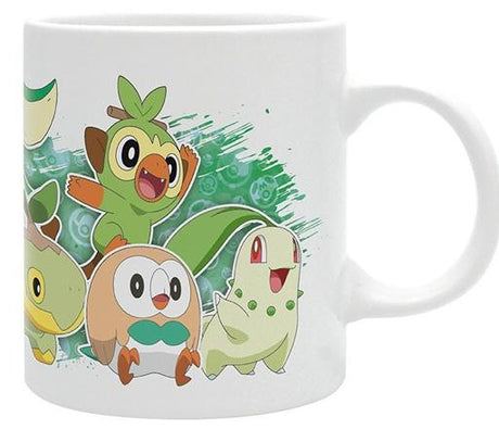 Pokemon Mug Grass Partners - Green - 320 ml Abysse