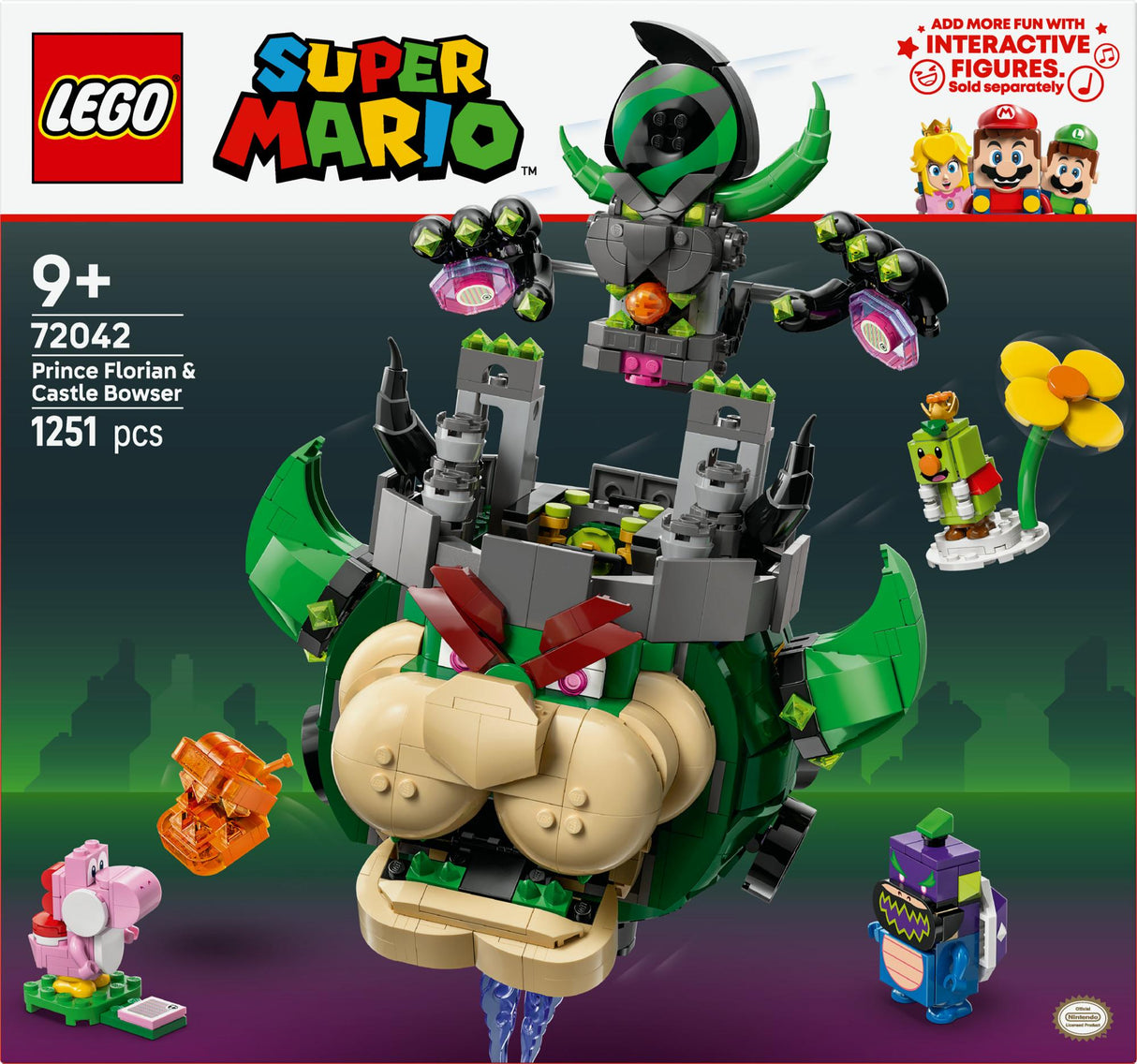 LEGO - Super Mario - Prince Florian & Castle Bowser (72042) LEGO