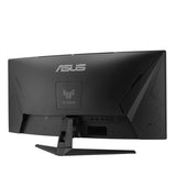 ASUS TUF Gaming VG34WQ5A – 34" ultrawide – 3440 × 1440 – 200 Hz – skærm set skråt bagfra