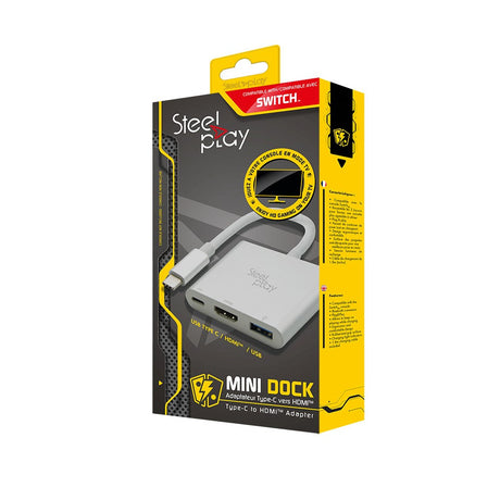 Steelplay Mini Dock – USB-C til HDMI til Switch og Mac – produktbillede 1